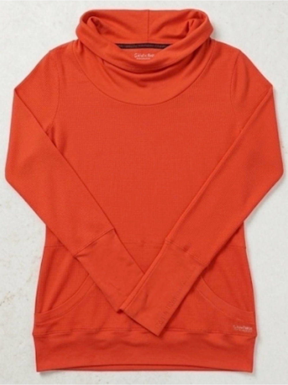 Calvin Klein Coral Cowl Neck Pullover Hoodie